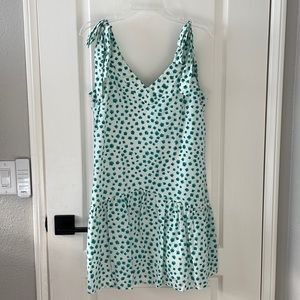 🎉🎉 SALE!! Rebecca Taylor Teal White Floral Printed Dress
